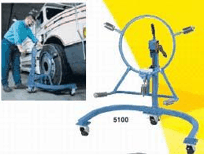 Thiết bị hỗ trợ tháo lắp bánh xe cỡ lớn